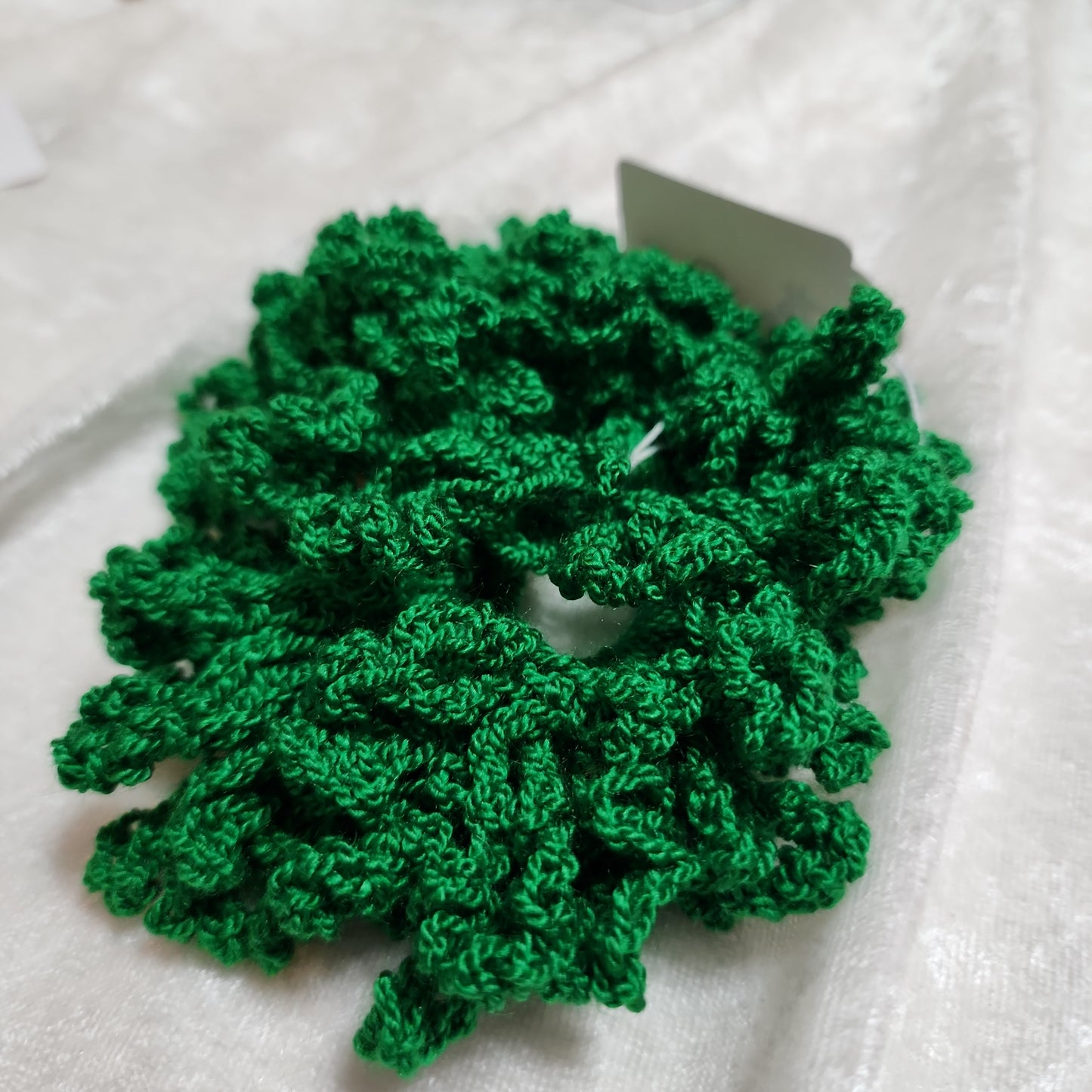 Green scrunchie