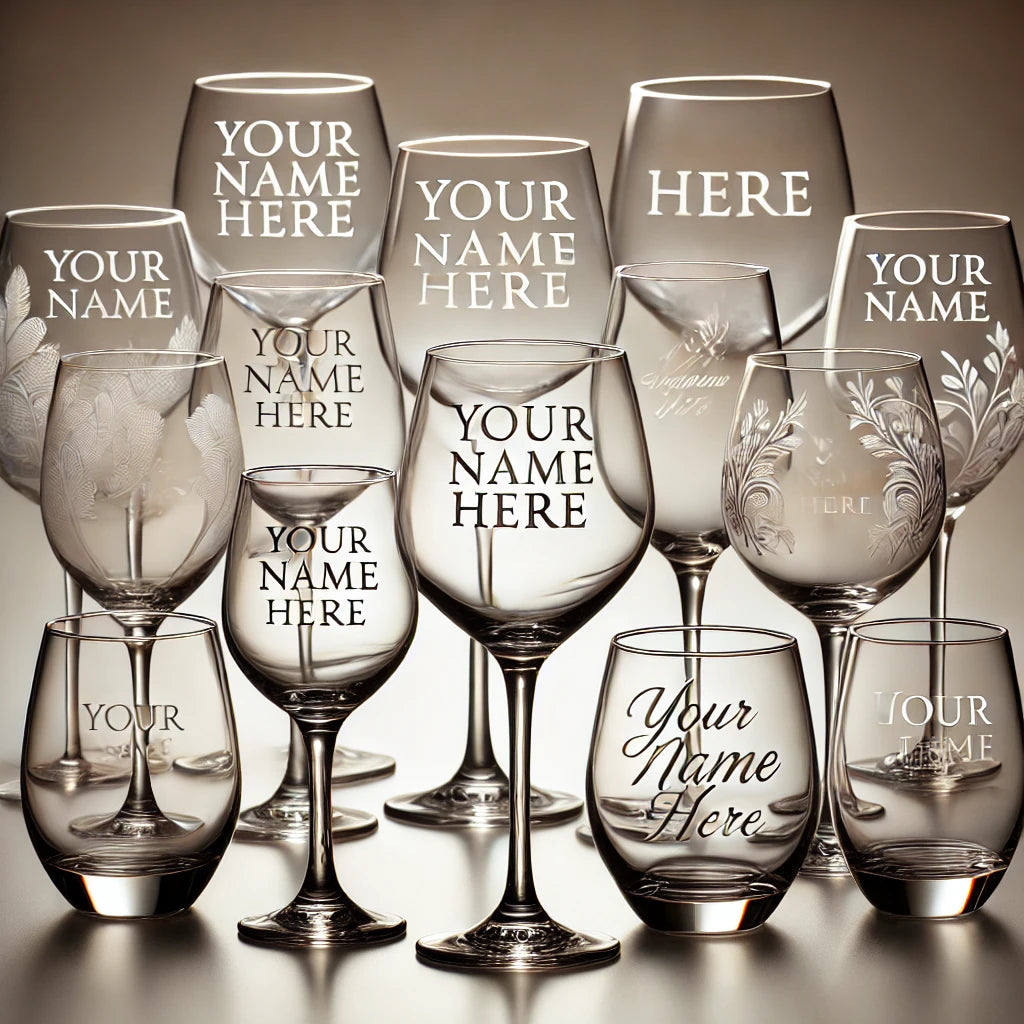 Wine Glasses - Personalized
