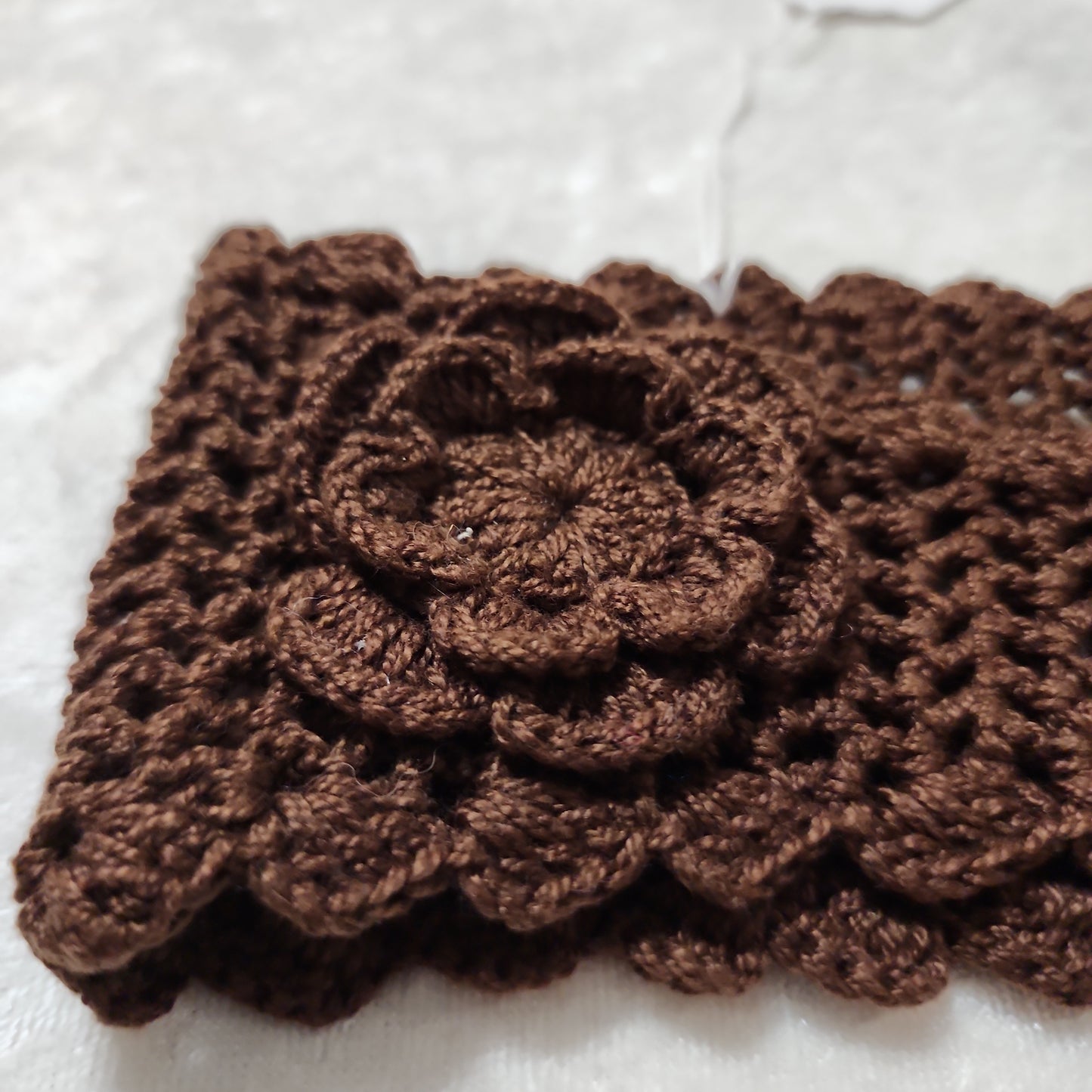Brown Headband Crocheted color