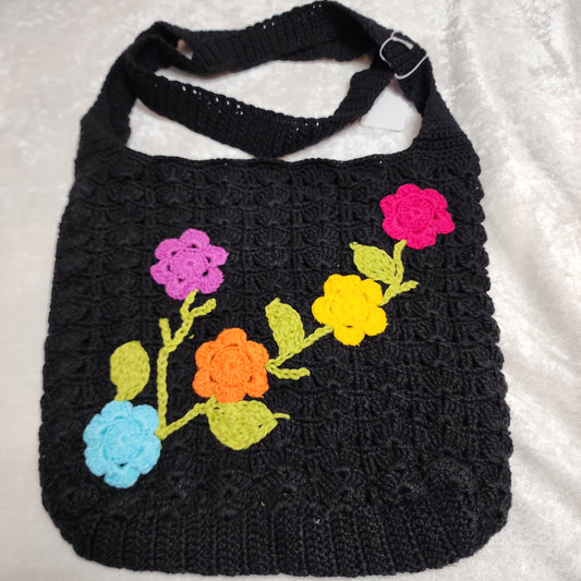 Hand woven flower purse