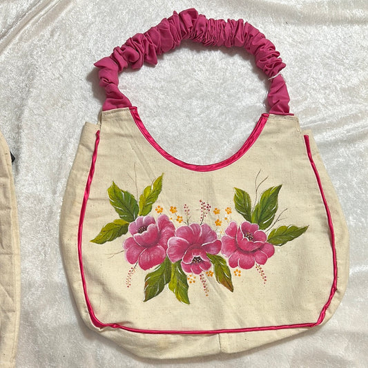 Hand Painted Canva Tote