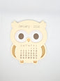 2026 Mini Desk Calendar – Cute Layered Paper Design (Owl)